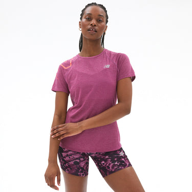 New Balance Graphic Impact SS Womens Running Shirt